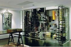 Steel Mesh Wine Racks-1